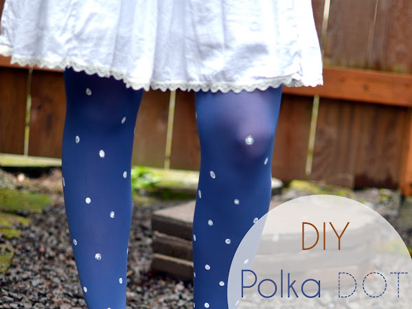  DIY Polka Dot Tights