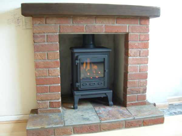 Brick Laminate Picture Brick Fireplaces For Stoves