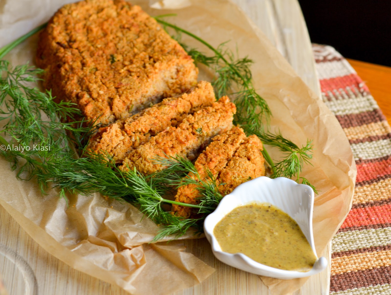 Reduce Footprints Vegan Recipe Yellow SplitPea Loaf with Almond