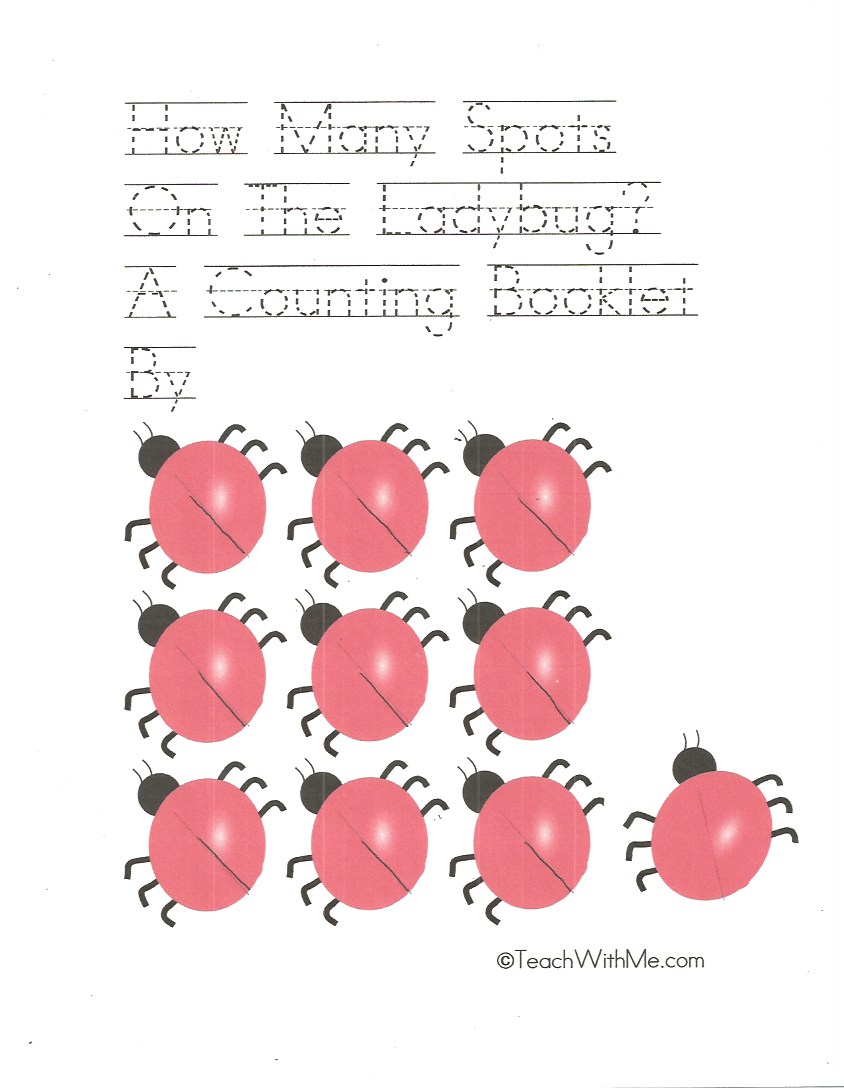 How Many Spots On The Ladybug? Classroom Freebies