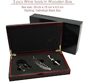 CENTRUM LINK - 3 PCS WINE SET in Wooden Box