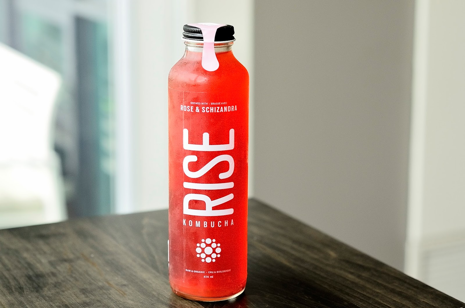 What I Drink At Work: Rise Kombucha Rose & Schizandra