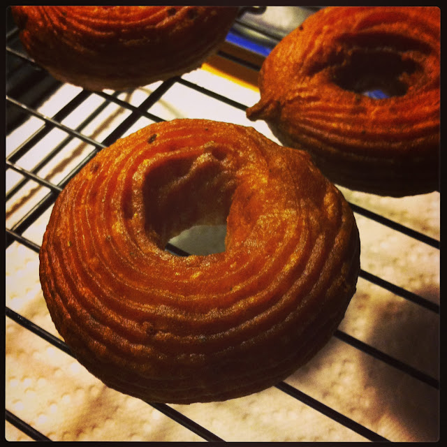 Carol Dreams of Donuts Lemon Rosemary Donuts with Honeymilk Glaze