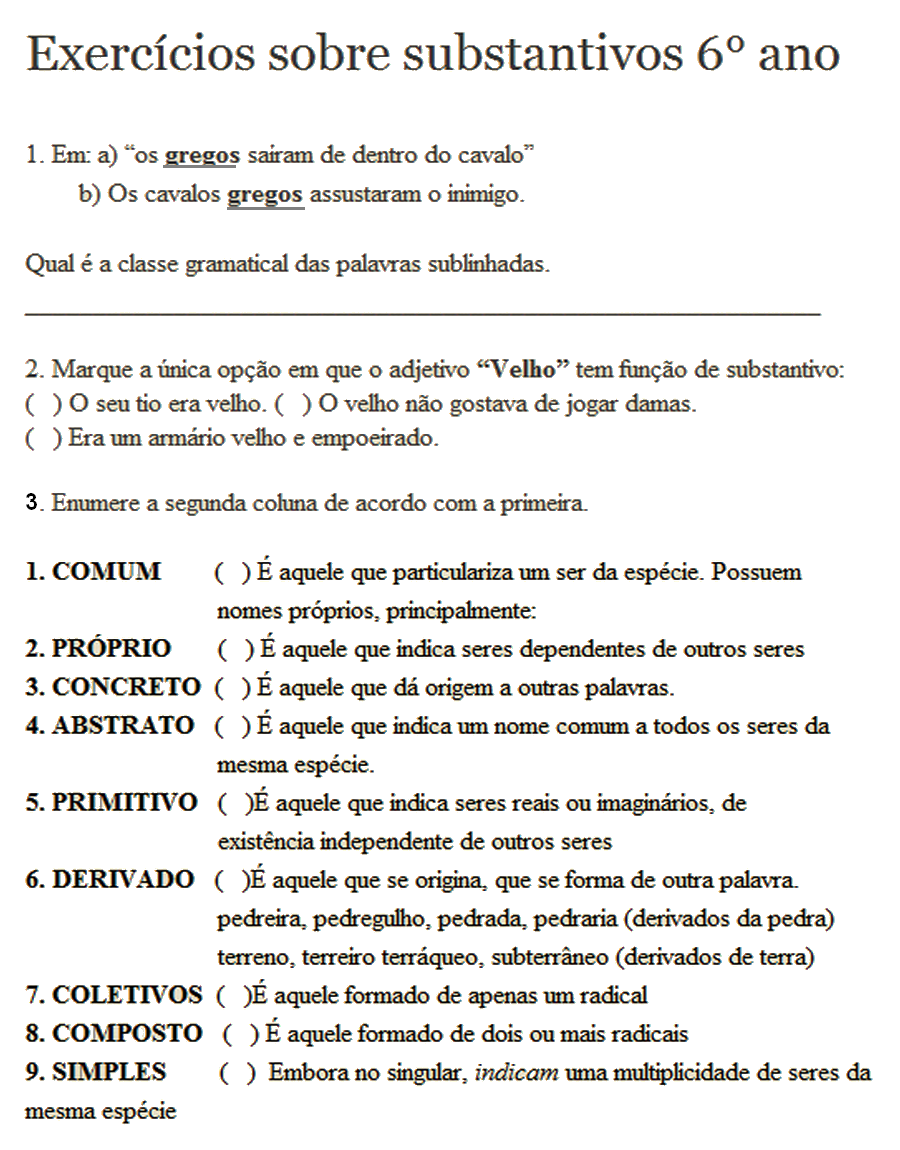 Atividades Da Tia Atividades Portugu S 6 Ano Substantivos Para -> Atividades Com Substantivos Simples E Composto 4 Ano Atividades Da Tia Atividades Portugu S 6 Ano Substantivos Para -> Atividades Com Substantivos Simples E Composto 4 Ano