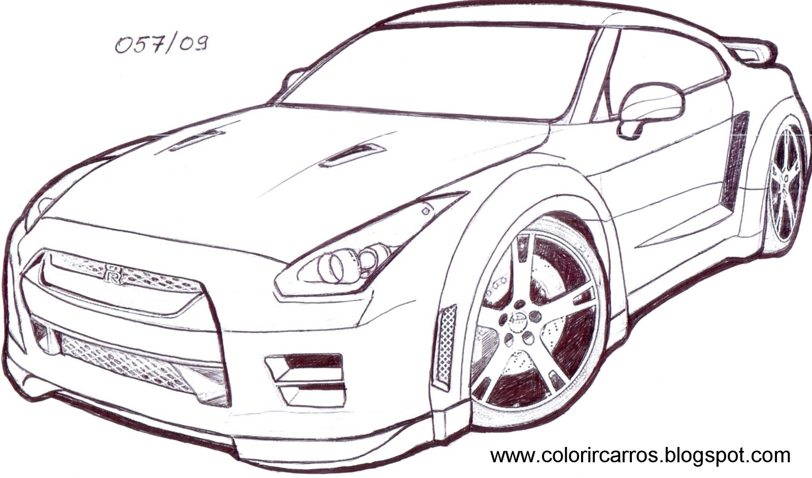 Colorindo e Desenhando: Carro para Colorir #5