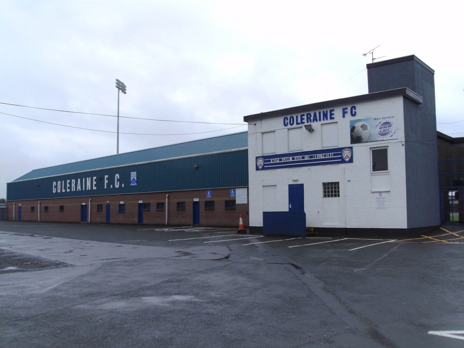 Extreme Football Tourism NORTHERN IRELAND Coleraine FC