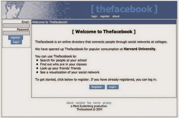 Tampilan facebook dari masa ke masa Tampilan facebook dari masa ke masa