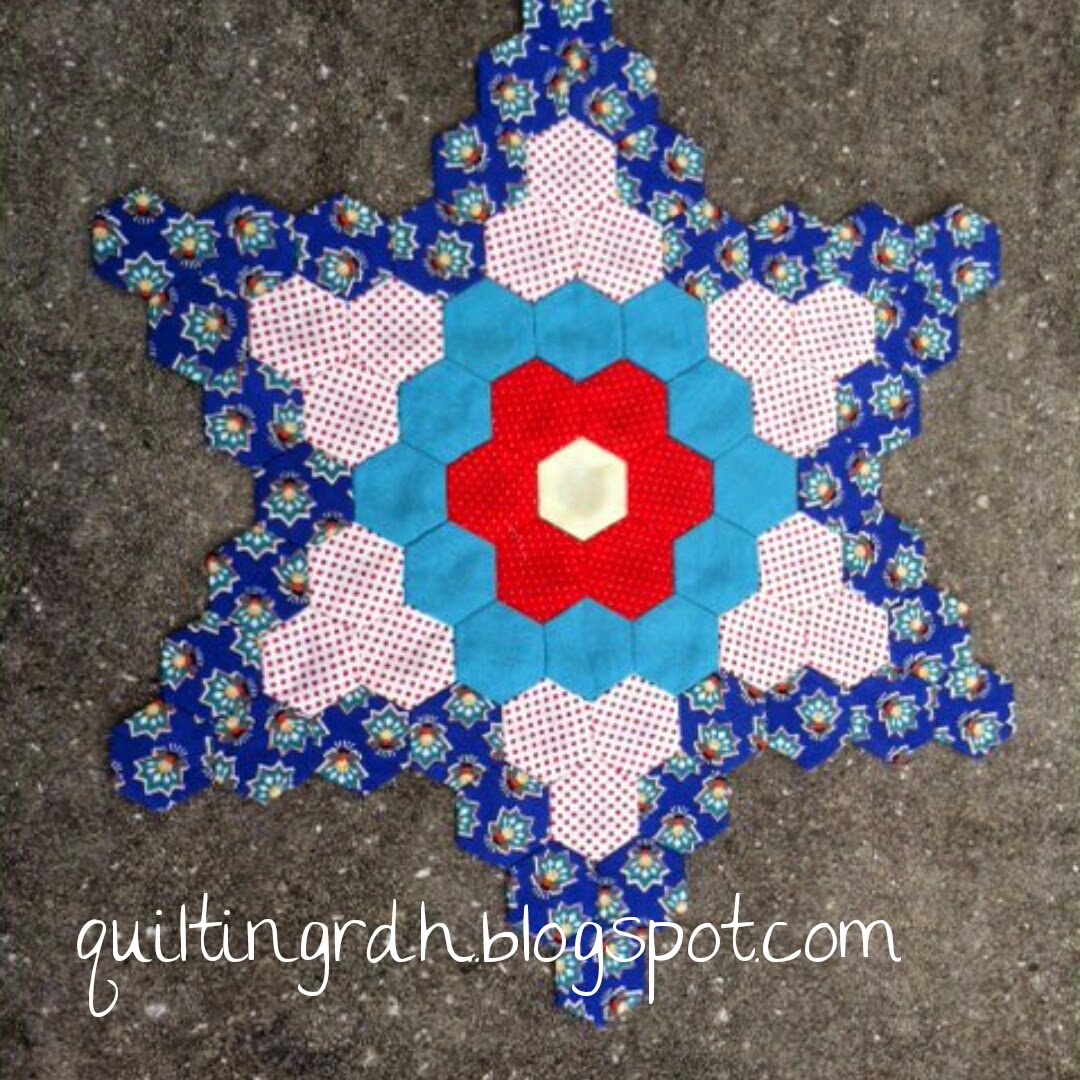 Quilting RDH A Hexagon Stars Quilt Tutorial