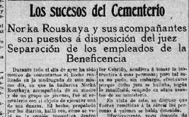 Publicacion en un Diario Local en 1917
