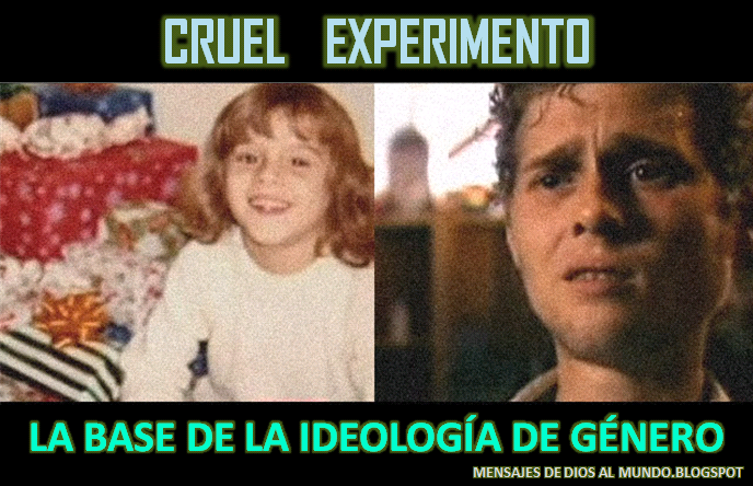 DAVID REIMER EL CASO QUE ES LA BASE DE LA IDEOLOGÍA  DE GÉNERO