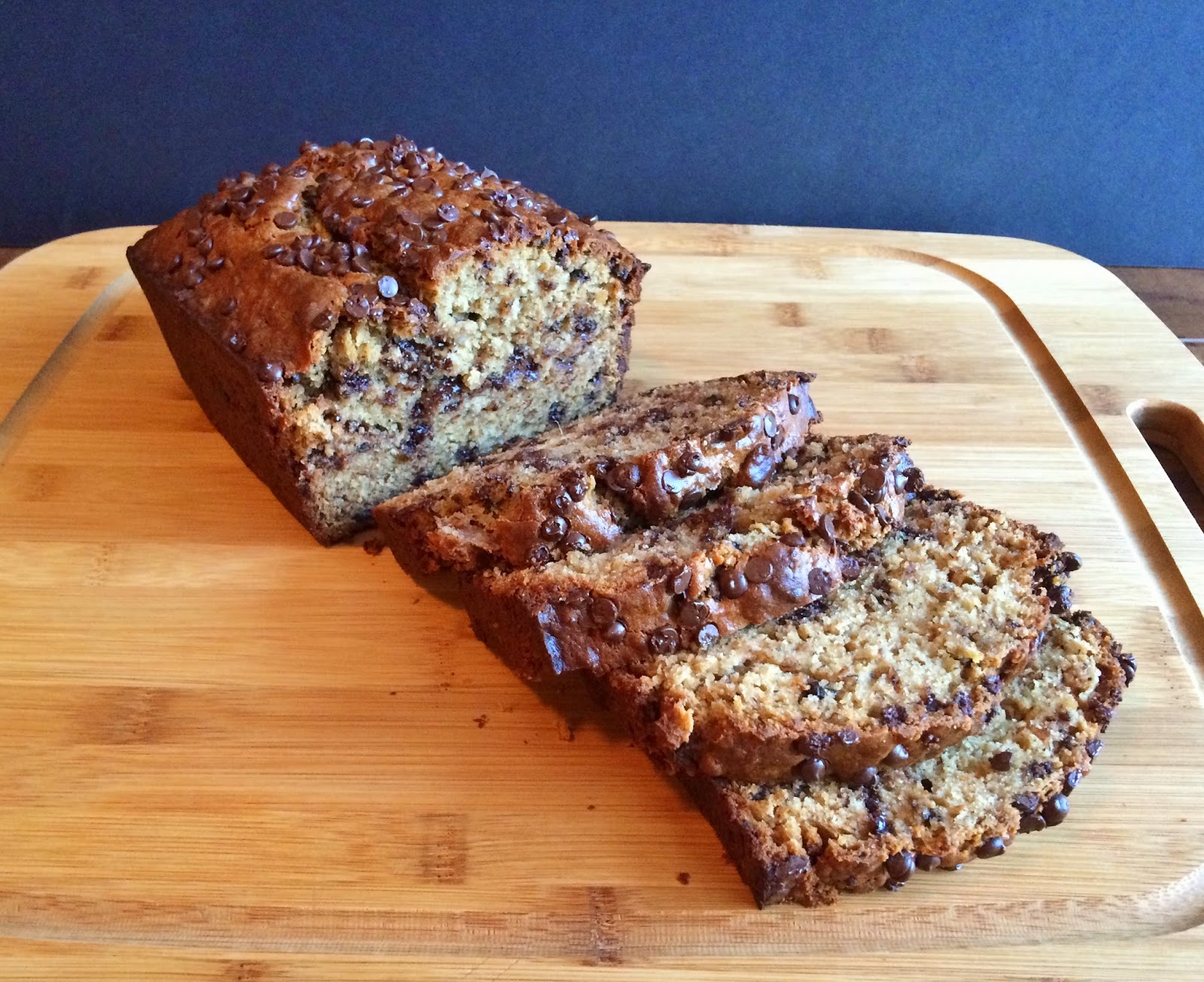 My Tiny Oven Banana Peanut Butter Chocolate Chip Loaf