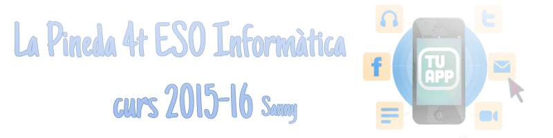 La Pineda 4t ESO Informàtica curs 2015-16 Sanny