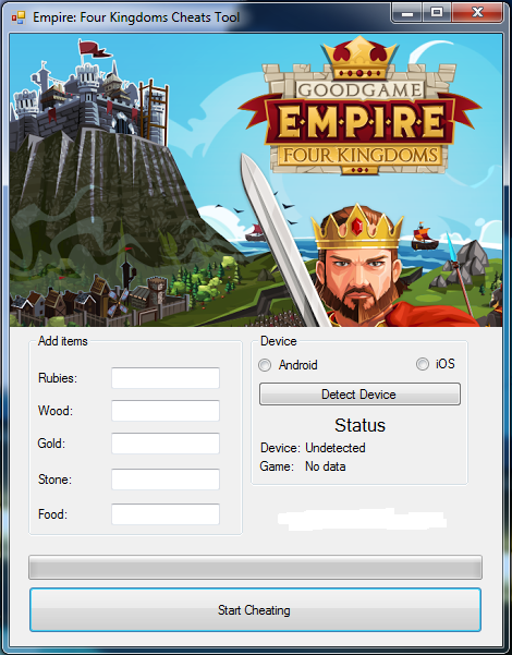 Hack empire four kingdoms android