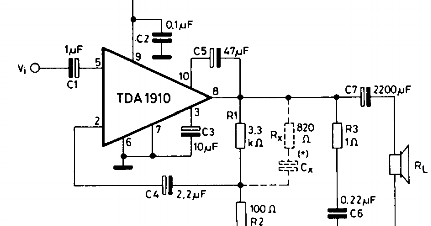 Forum Diagram  10w Audio Amplifier With Muting