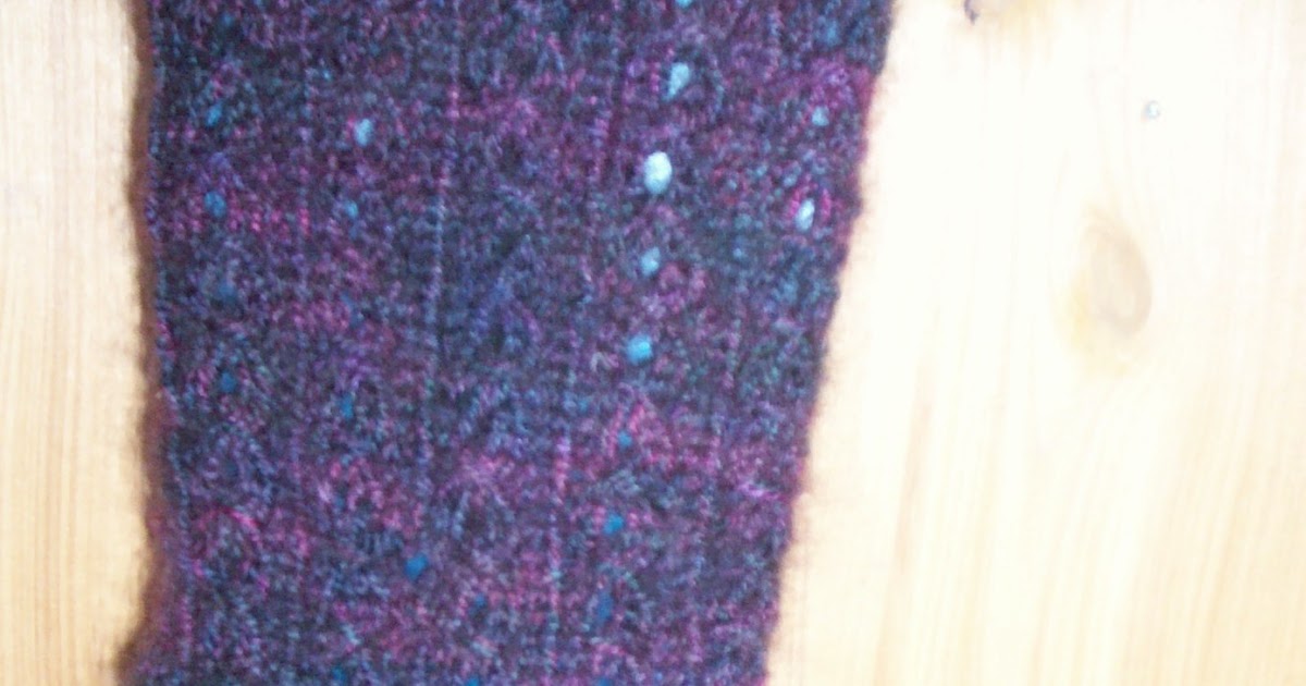 The Musk Ox - Qiviut blog: Artists Hand Mock Cabled socks