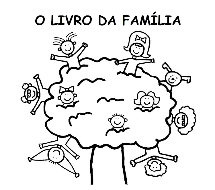 Livros para Colorir, Família em casa