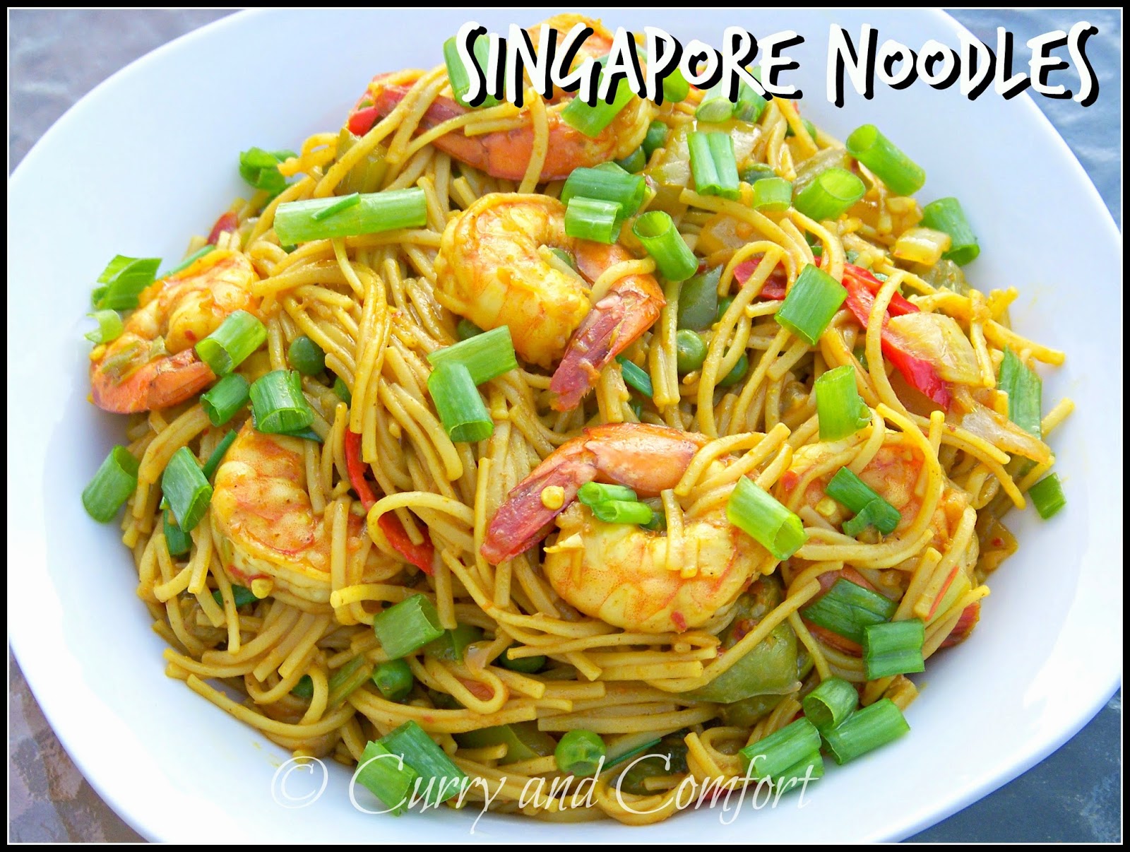 Kitchen Simmer Singapore Noodles with Shrimp
