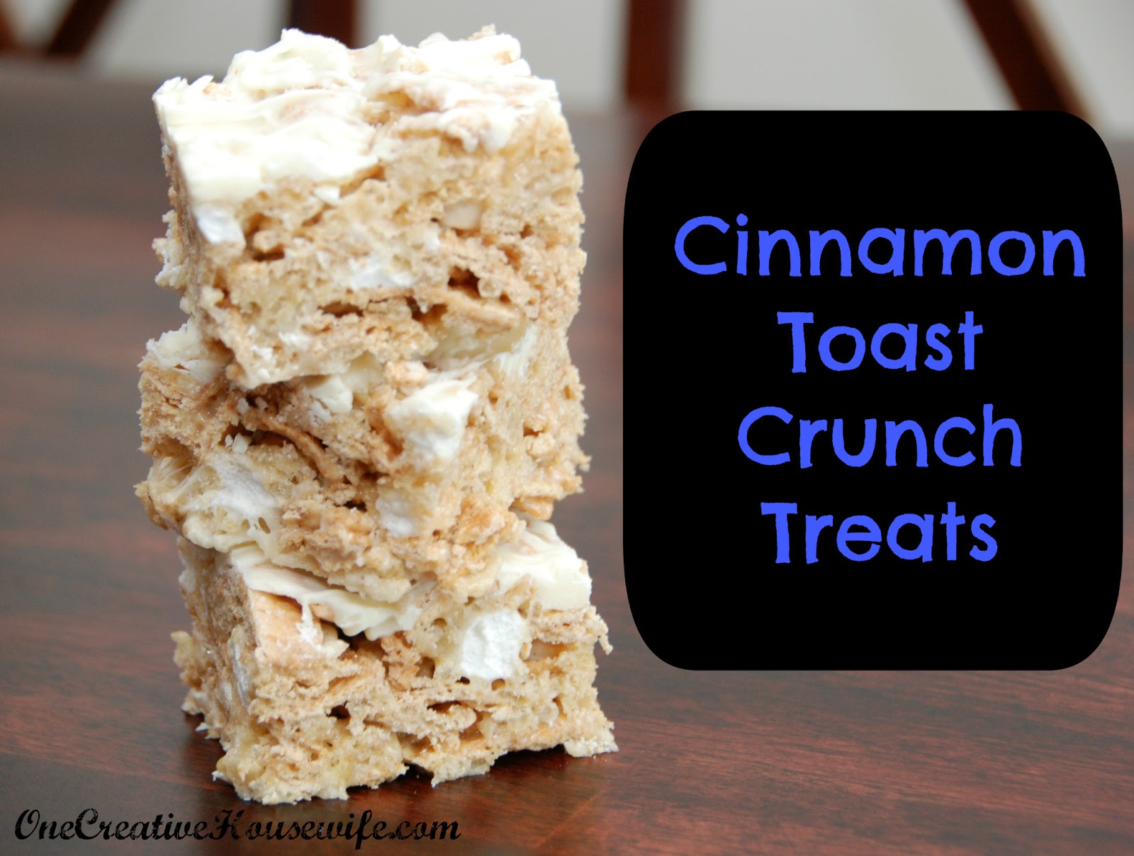 One Creative Housewife Cinnamon Toast Crunch Treats