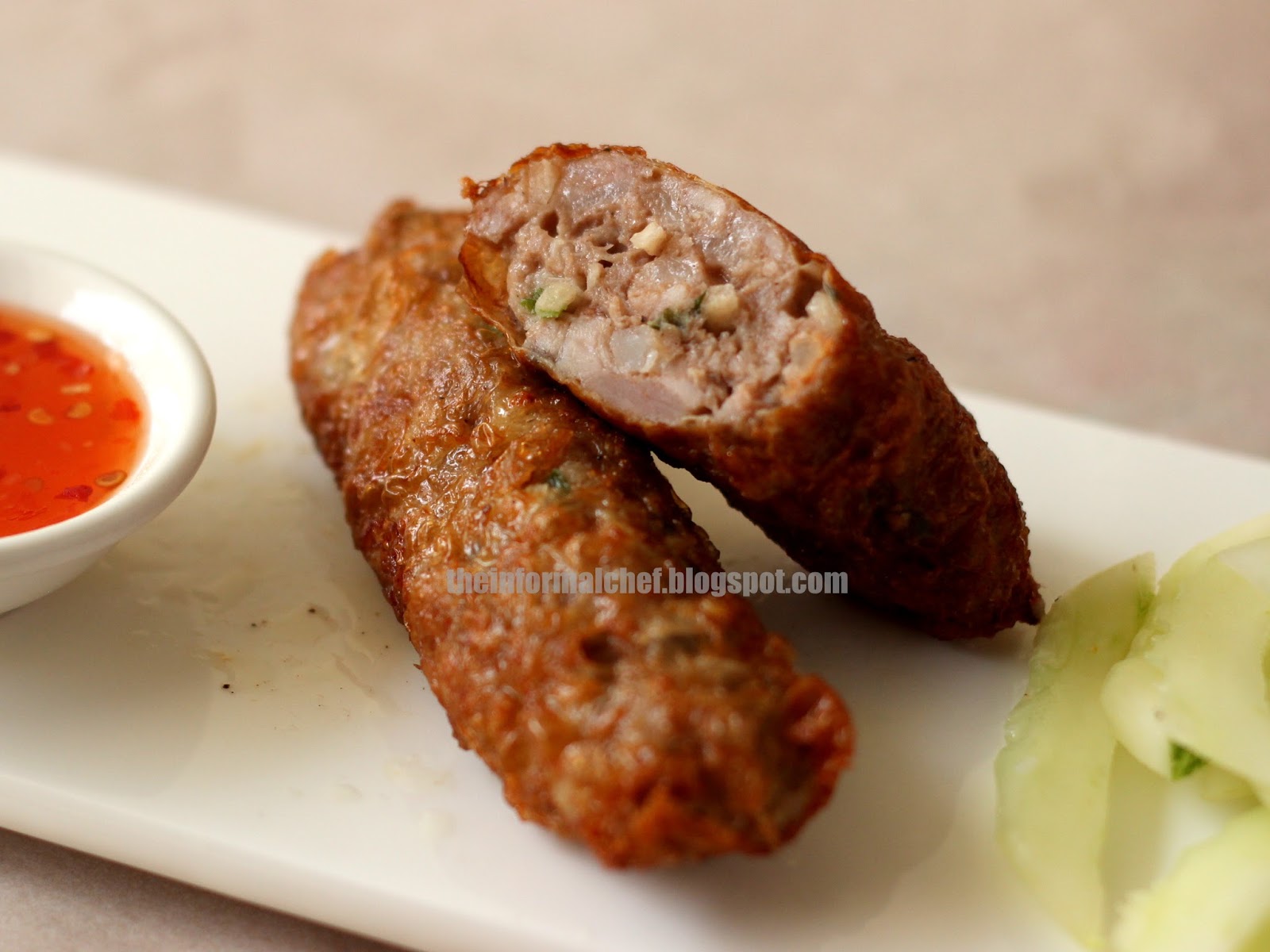 The Informal Chef Chinese New Year Dinner Five Spice Meat Roll/Ngoh