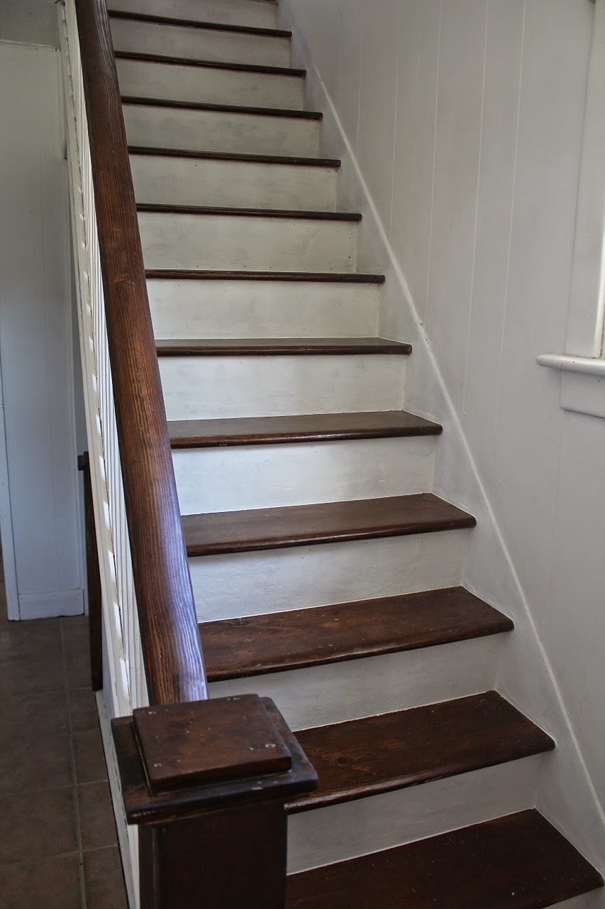 Staining and Painting Wood Stairs A Bit of Bermuda Sunshine