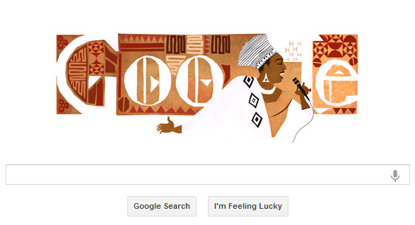 Miriam Makeba's google doodle Miriam Makeba's google doodle