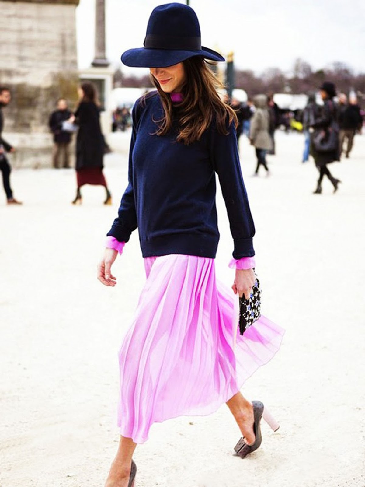 Eniwhere Fashion - Pleated skirt