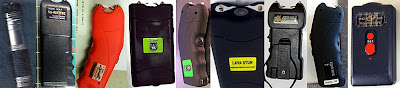 Stun Guns Discovered at (Left to Right) BOS, LAS, LGB, MCI, OAK, ORF, RDU, CHS, TUL Stun Guns Discovered at (Left to Right) BOS, LAS, LGB, MCI, OAK, ORF, RDU, CHS, TUL