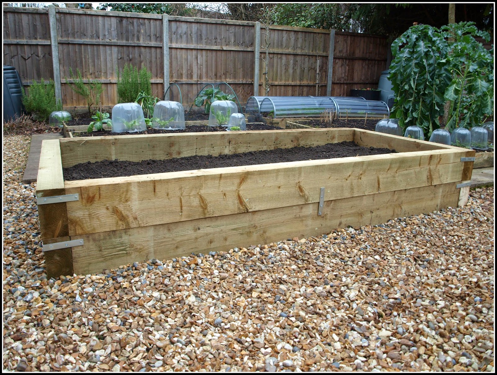 Mark's Veg Plot Raised Bed renewal the finished article