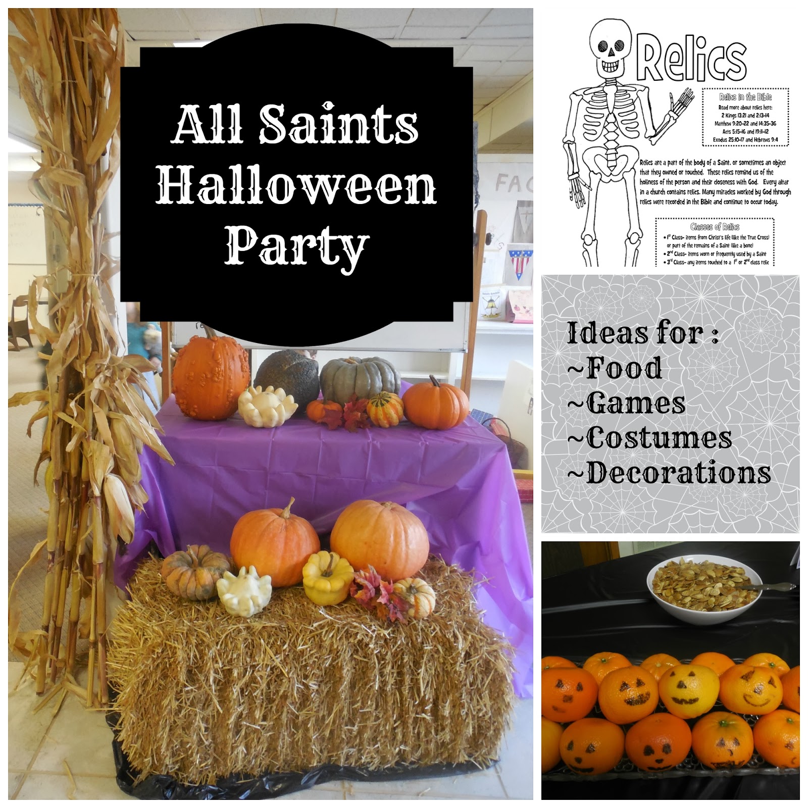 ☀ How is halloween connected to all saints day