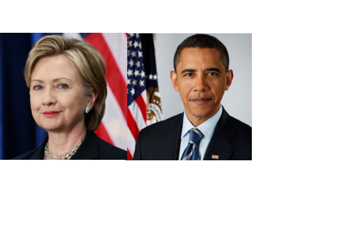 Mrs. Hilary Clinton & Barack Obama