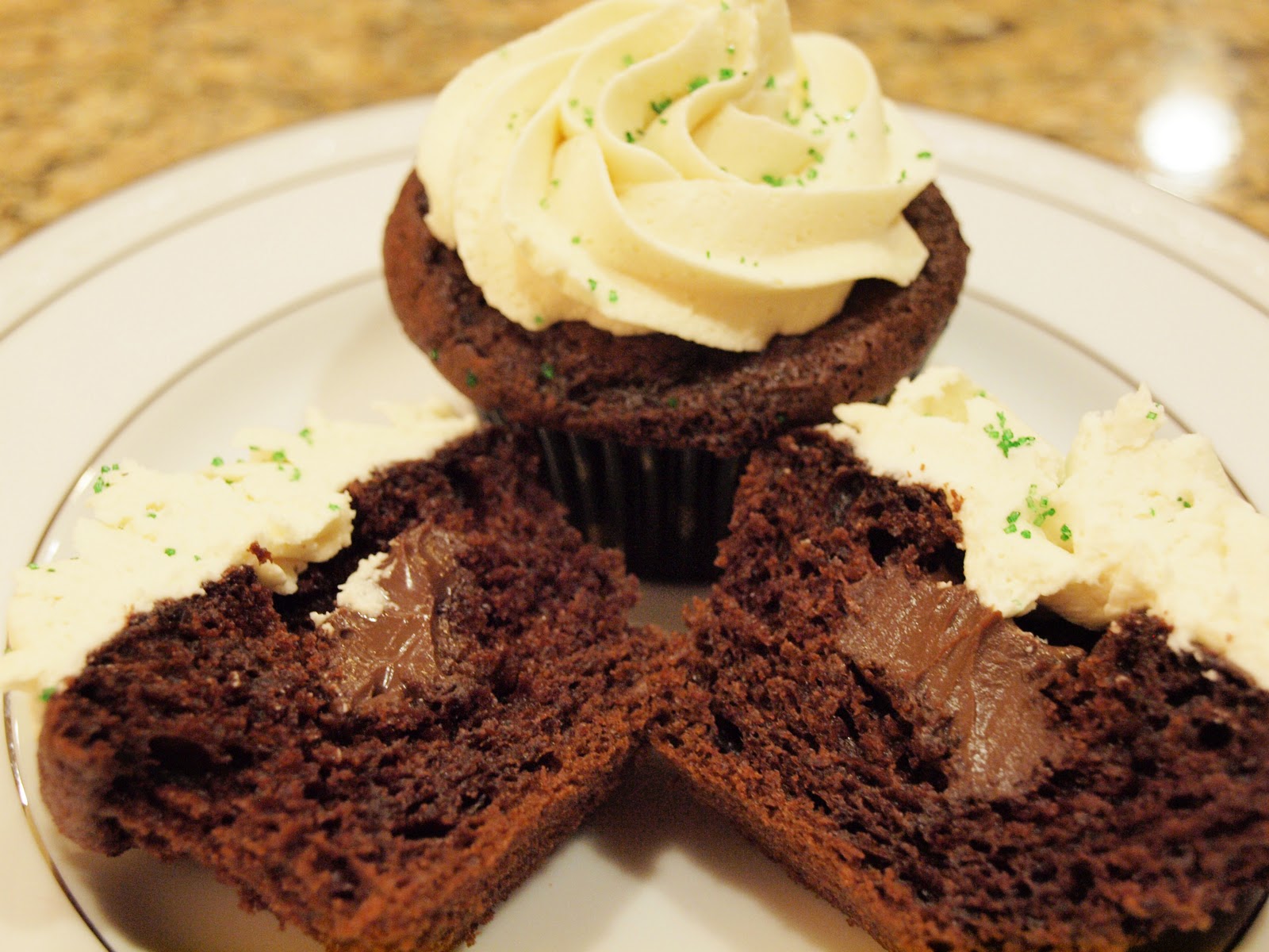 Mama Schell Says Chocolate Irish Cream Cupcakes