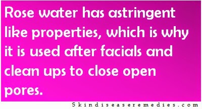 rosewater for skin lightening
