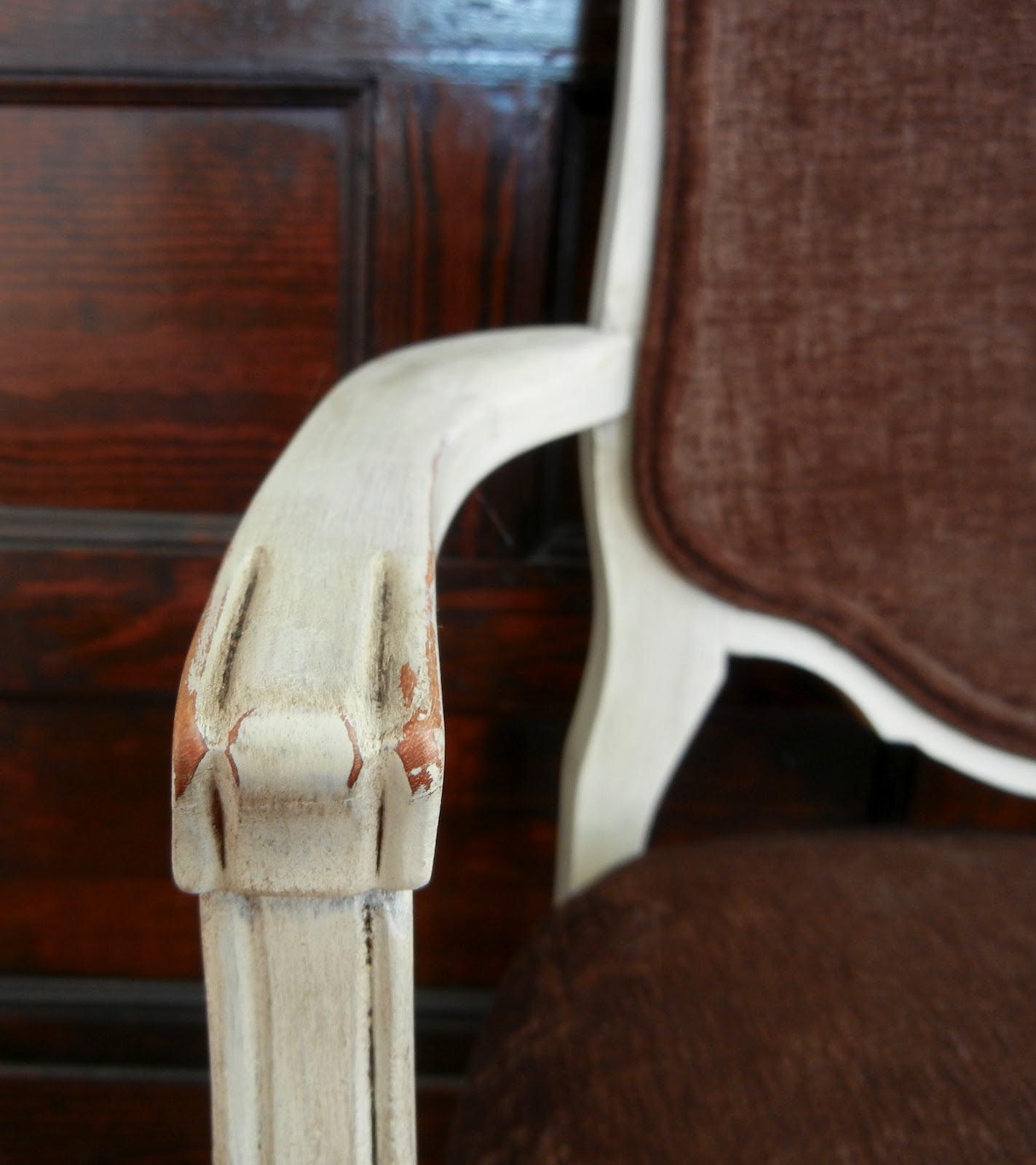 Vanceville House Another pair of Cane Back Chairs before and after