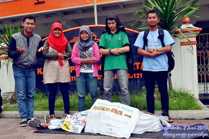 kampanye stop rokok dhany angga pramudya