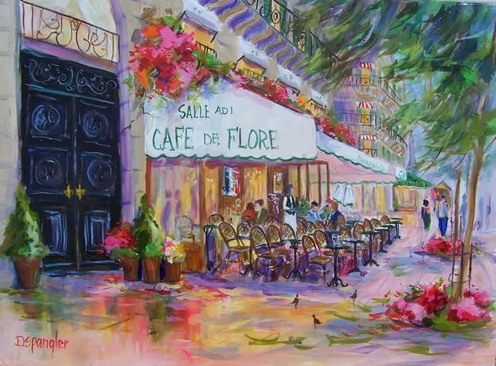 Dorothy Spangler | American Plein-air painter | Parisienne  Walkways