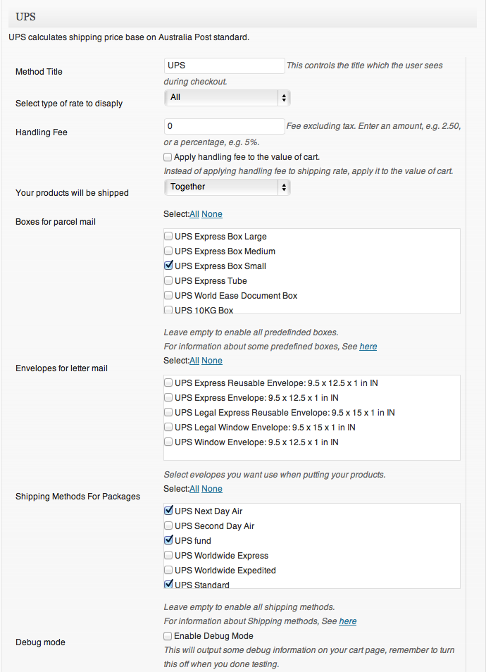 United Parcel Service Ups Express Box Small Box Information Center