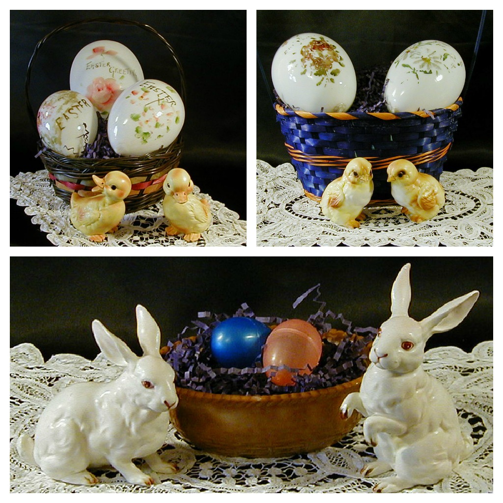 Reuzeit Emporium Collecting Milk Glass Easter Eggs