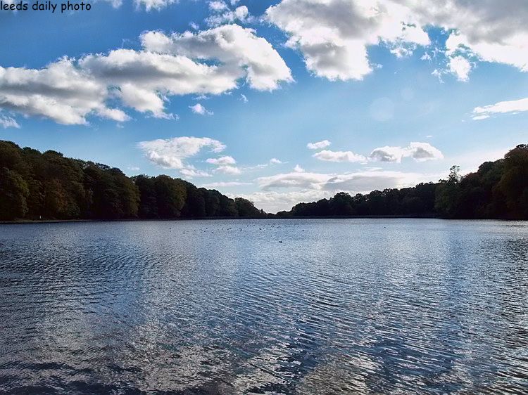 Picture of lake at Roundhay Park Leeds Lake Roundhay Park Leeds