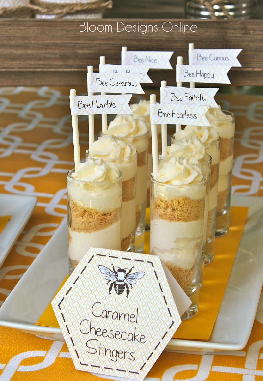 Make It Monday No Bake Caramel Cheescake Stingers Bloom Designs