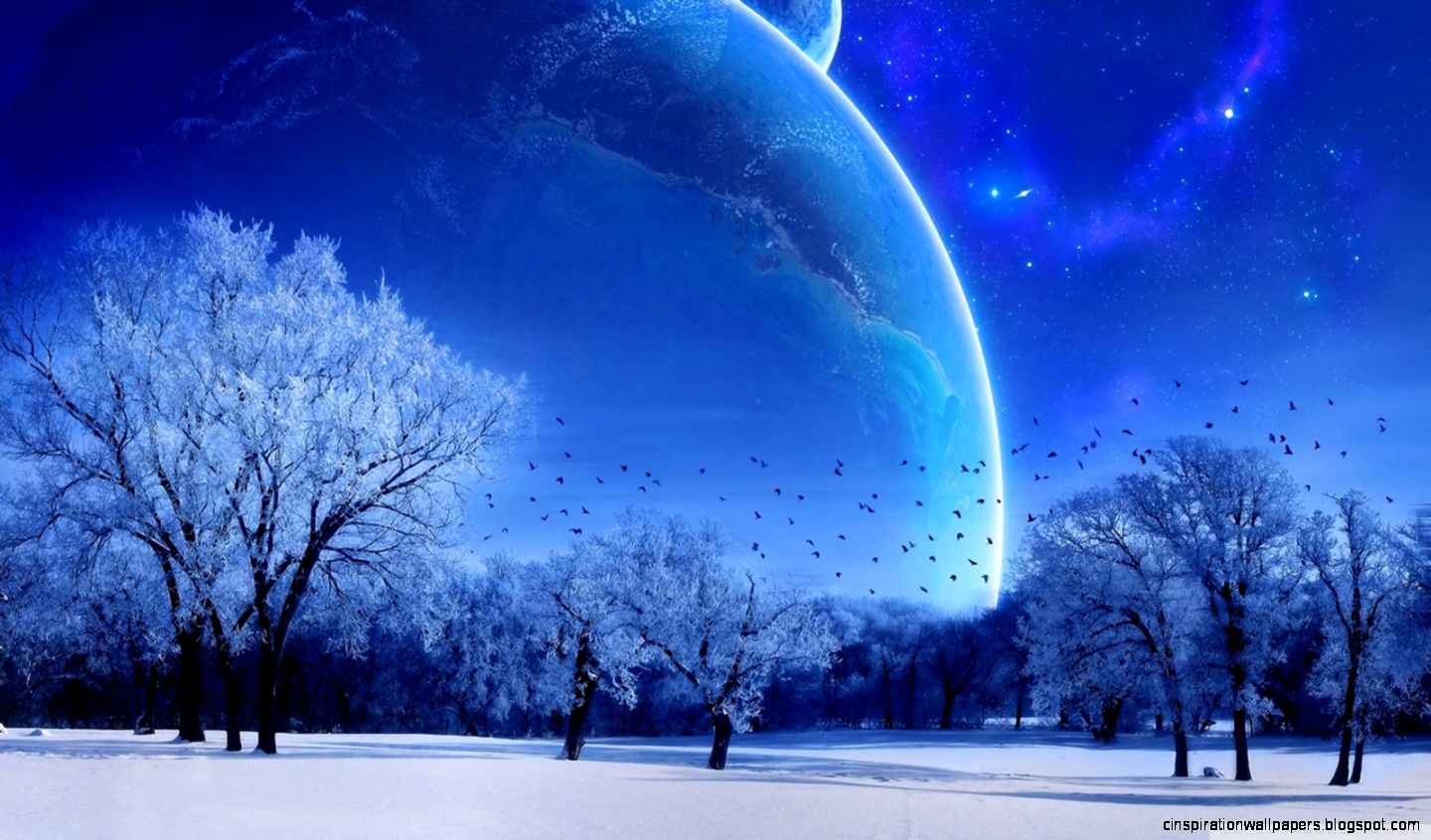 Blue Winter HD desktop wallpaper High Definition Fullscreen Blue Winter HD desktop wallpaper High Definition Fullscreen
