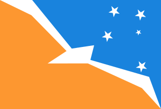Bandera Provincia de Tierra del Fuego, Antártida e Islas del Atlántico Sur
