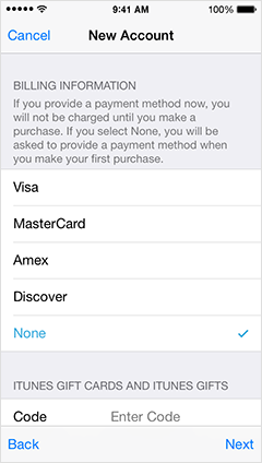How to Create ID for iTunes Store, App Store, or iBooks Store without Credit Card Payment Method How to Create ID for iTunes Store, App Store, or iBooks Store without Credit Card Payment Method