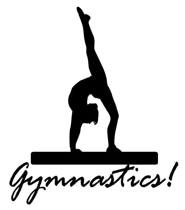 Vinyl By Amy Gymnastics Car Decal Personalized Sport Decal