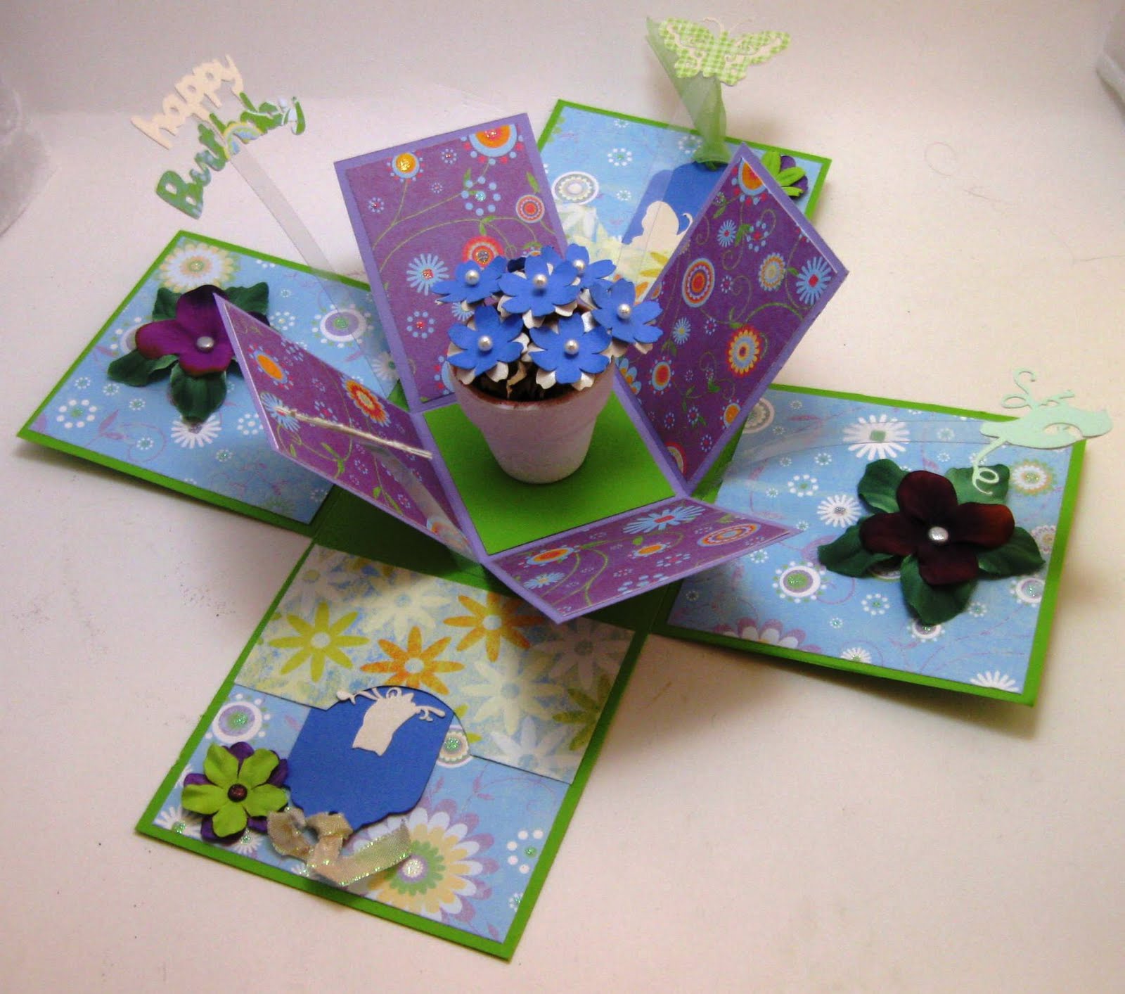 Crazy Cricut Lady Explosion Boxes