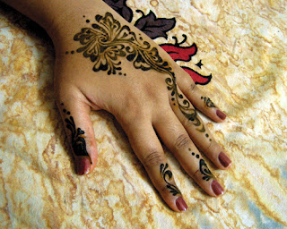 designer henna designs for white hands