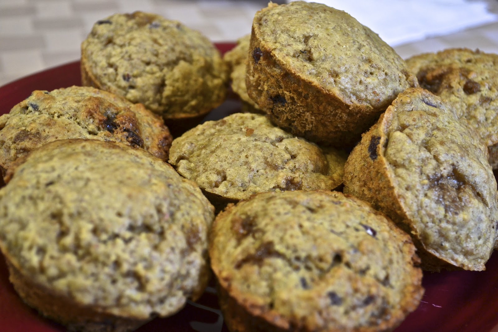 "Pointless" Meals Cherry Wheat Germ Muffins