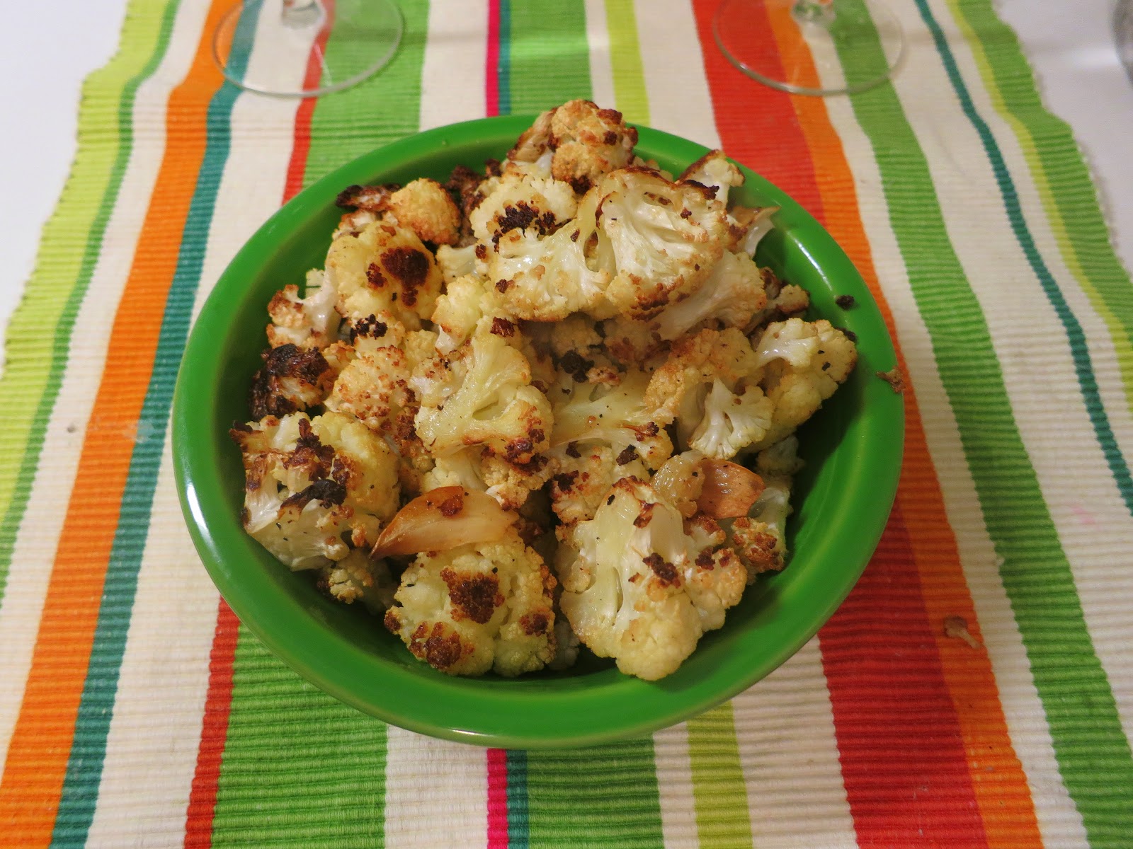 Elizabeth's Dutch Oven Oven Roasted Cauliflower