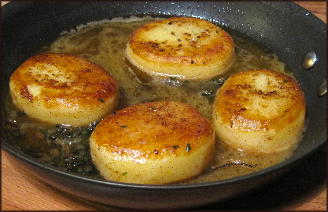 Step by Step How to Make The Best Fondant Potatoes A Glug of Oil