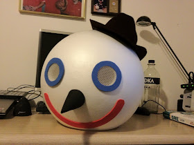 Laker Mind: How to make a Jack in the Box head costume