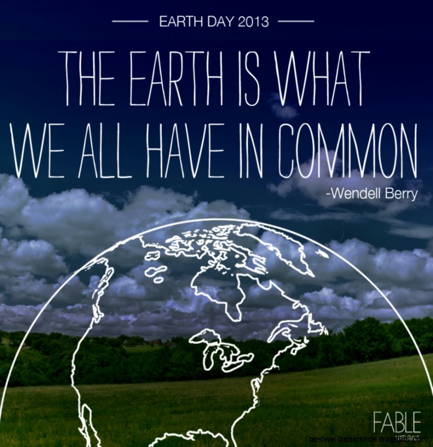 Earth Day 2013 Fable Naturals Earth Day 2013 Fable Naturals